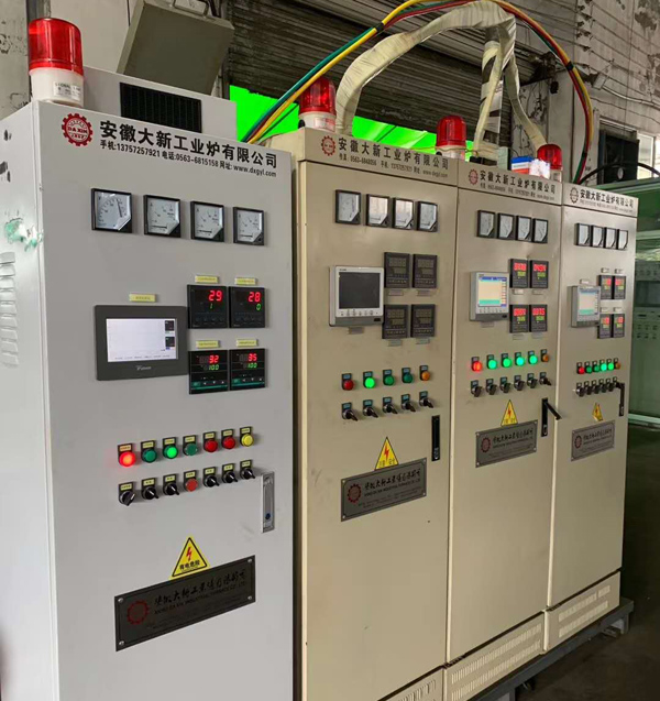 臺車75kw長方形退火爐勝利調試完工