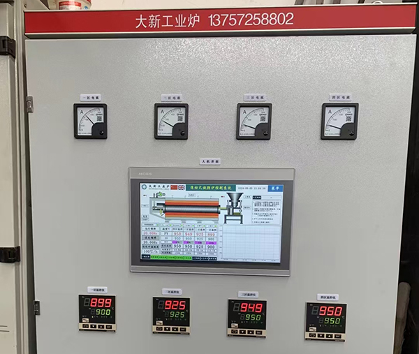 磨砂行業(yè)滾動式電阻爐